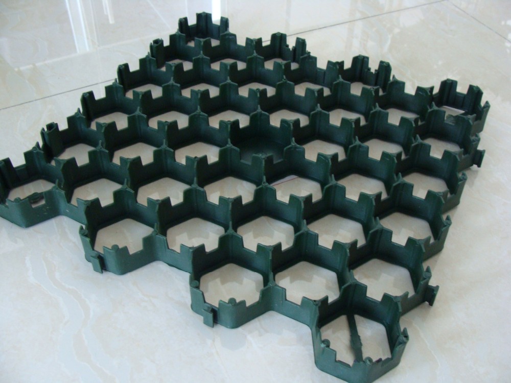 For parking floor HDPE plastic porous grass pavers / paving grass lawn grids