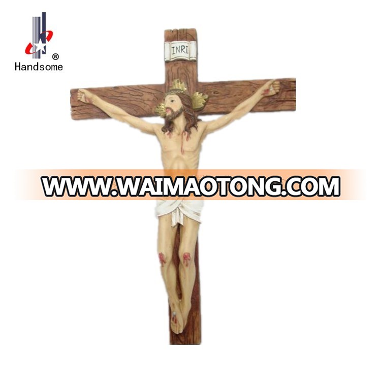 Poly Resin Handmade Crucifix Home Decor Cross