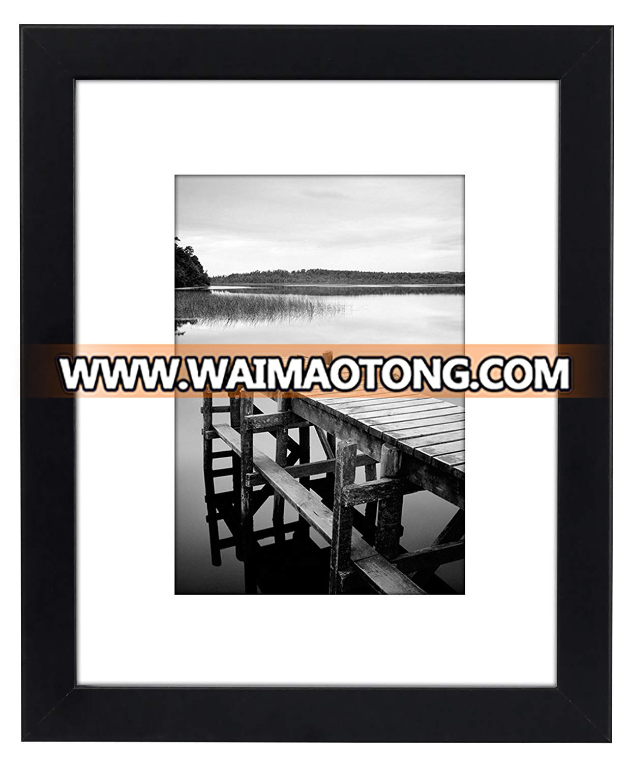 Black 13x19 inch poster frame painted hardwood picture frames