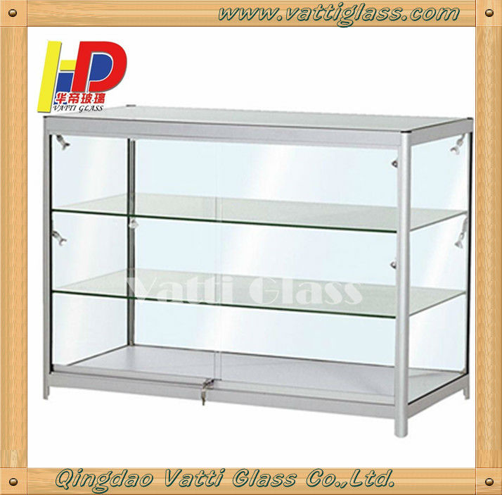 Tempered Glass for showcase, glass display showcase