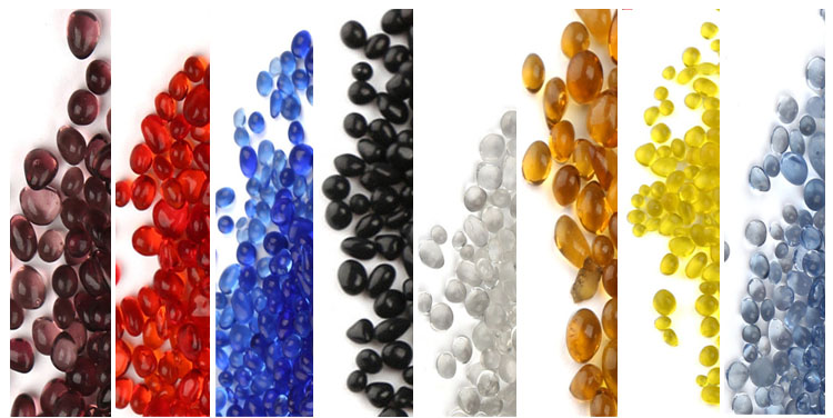 1-3mm 2-4mm colorful  Decorative Irregular swimming pool finish iridescent beads