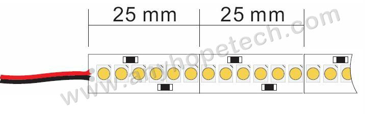 19.2w 240leds per m high CRI long life led commercial rope lighting