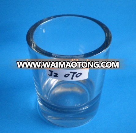 High Class Thick Glass Black Glass Candle Jar Glass Candle Container