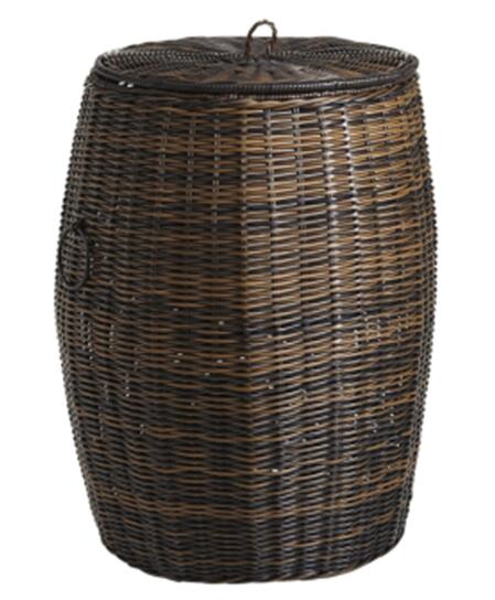 rattan stackable grey storage boxes basket all size