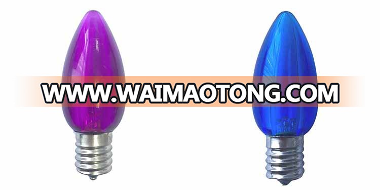 C9 Smooth Transparent LED Lighting Bulb