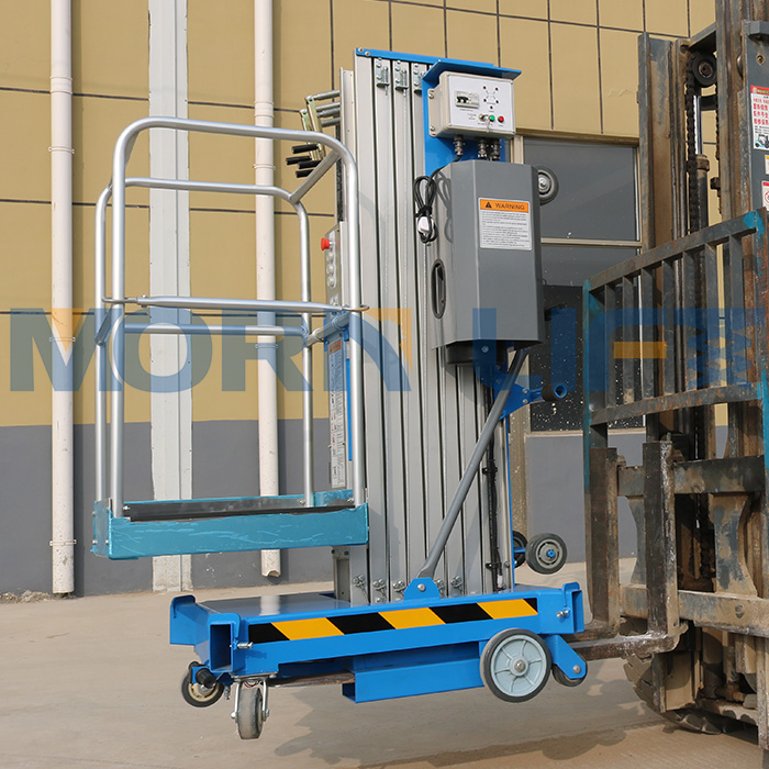 MORN single mast mobile vertical man lift platform