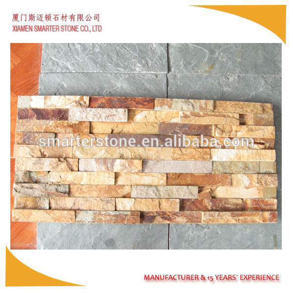 Golden sandstone tile for wall,golden sandstone brick,square sandstone tile