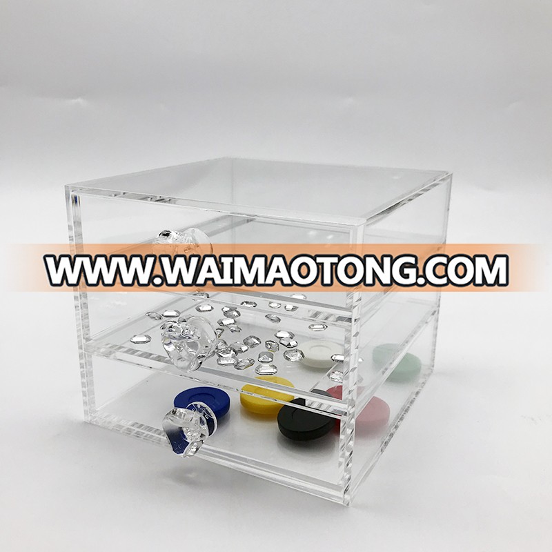 organizer cosmetic acrylic acrylic cosmetic drawer box display