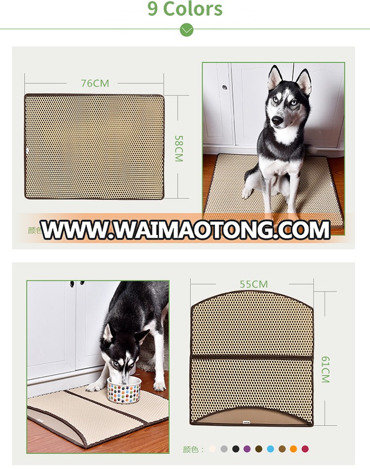 waterproof foldable design cat litter mat