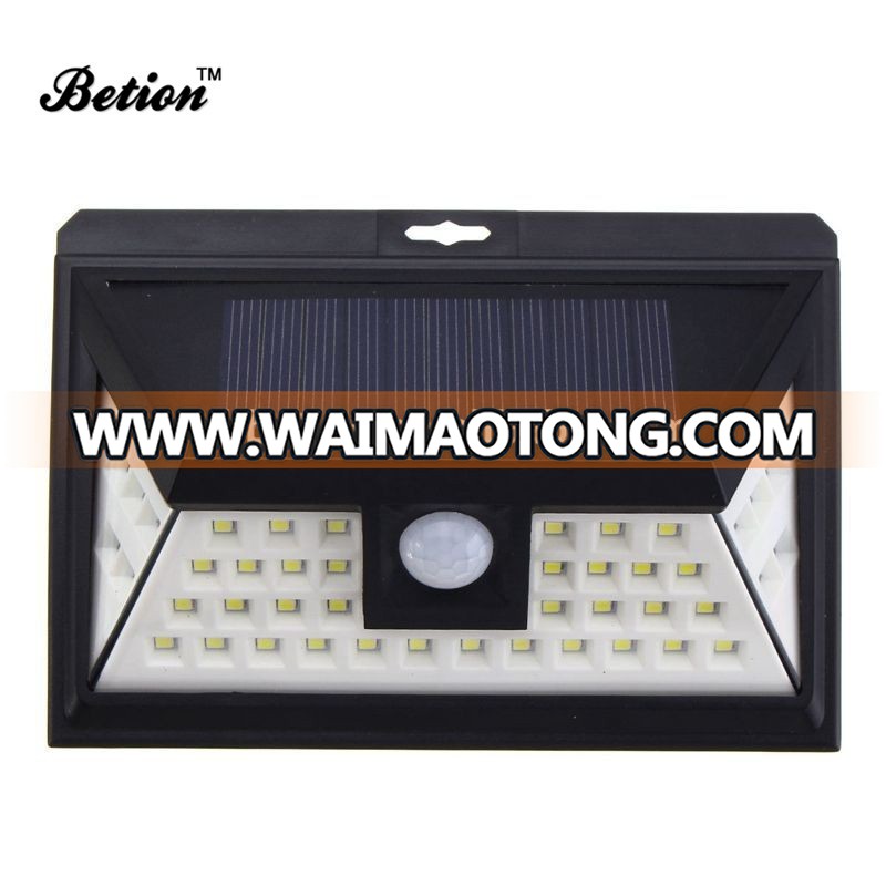 44-LED-Solar Light Outdoor Waterproof Garden PIR Motion Sensor Solar Power security wall light