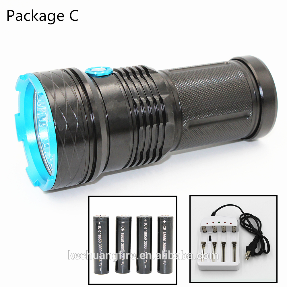 12000 Lumens 12pcs XML T6 LED flashlight Led Camping Light Flashlight