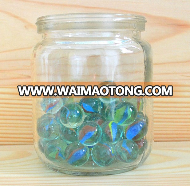 Screw cap food grade pickles glass jar with factory price