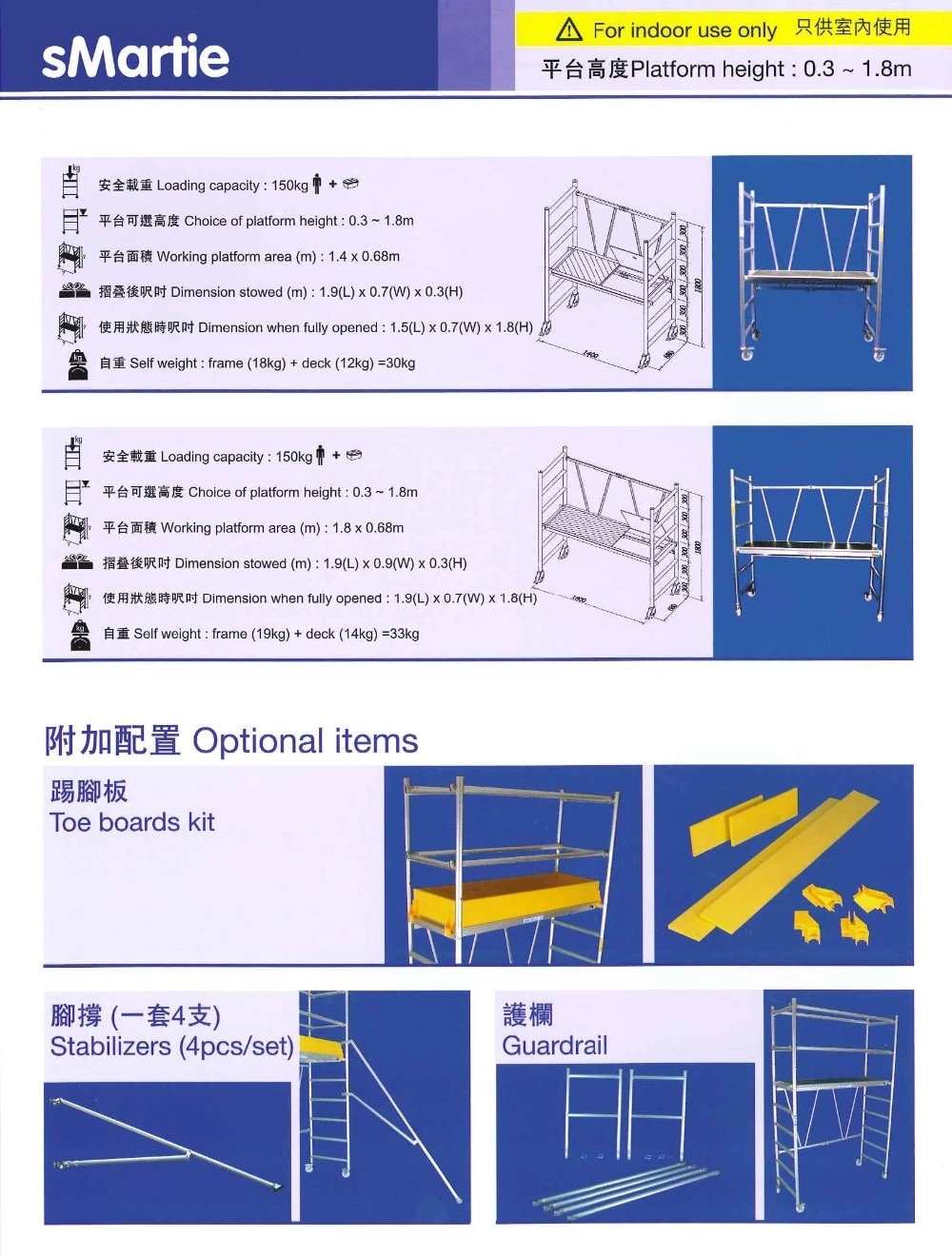 Aluminum Multi-Purpose Scaffold Unit Price