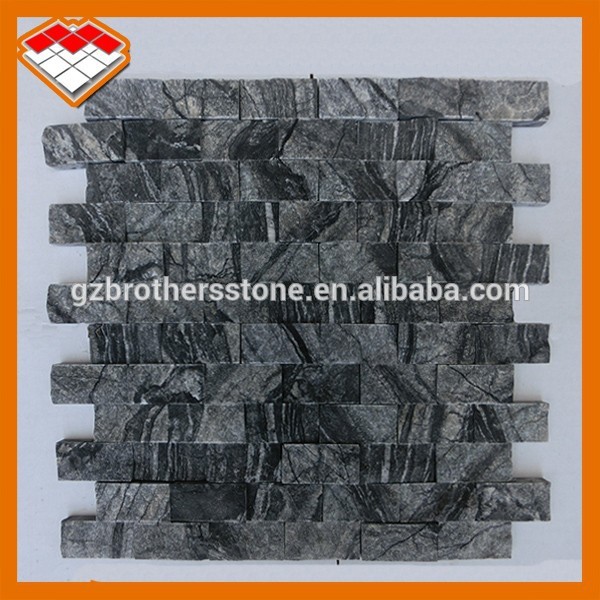 High quality stone design wall tiles black wood marble flooring