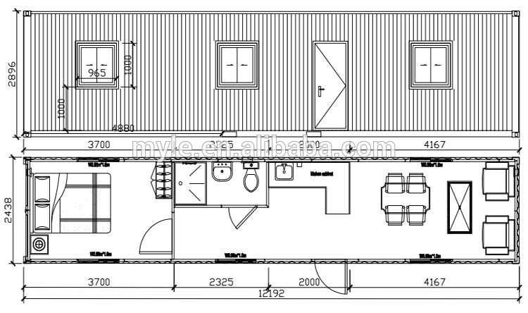 40ft shipping container homes modified