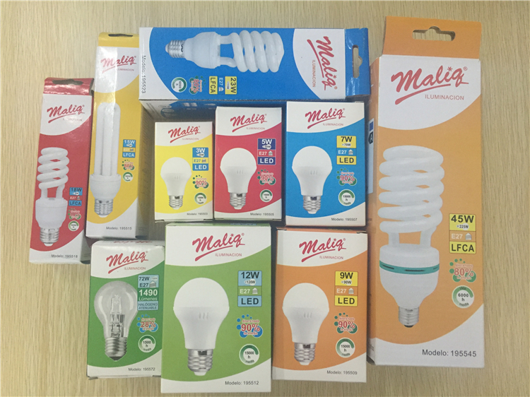 half spiral cfl lamp energy saving light B22 E27 competitive price 110-130V 220-240V