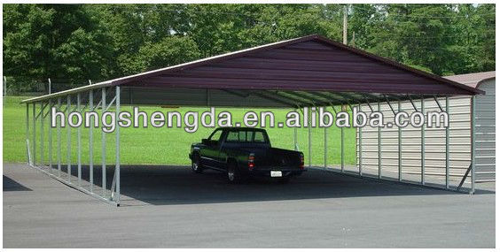 Sandwich Panel steel structure house as garage