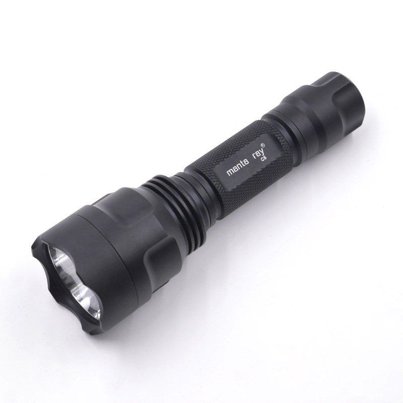 Manta ray C8 XML XM-L T6-1A 6500k led hunting flashlight torch