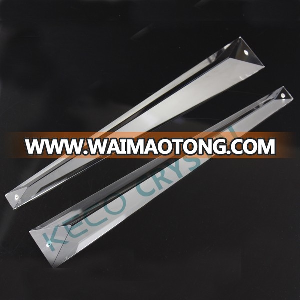 K9 crystal triangular prism, keco crystal is work on good quality chandelier parts in China