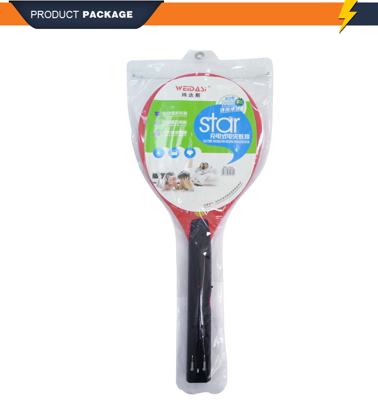 weidasi rechargeable swatter bat fly killing mosquito electric racket