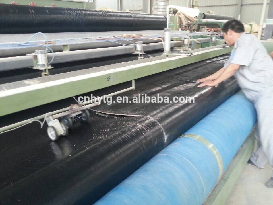 bentonite geotextile GCL with HDPE 0.2mm film waterproof system