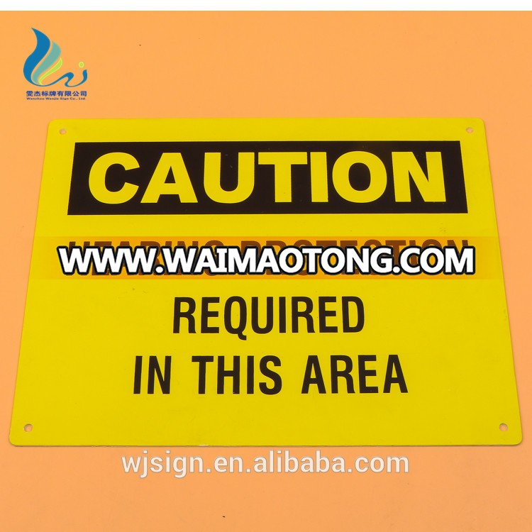 Aluminum Reflective Custom Warning Road Safety Traffic Sign With Printing