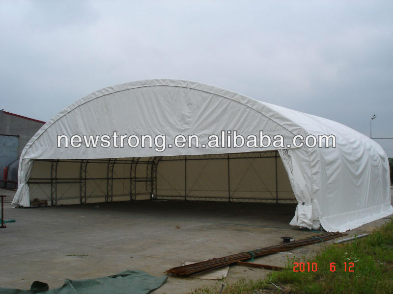 Trussed Steel PVC Aircraft Hangar