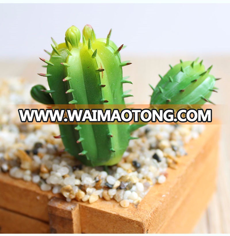 Factory fake plants artificial plastic mini succulent plants cactaceae