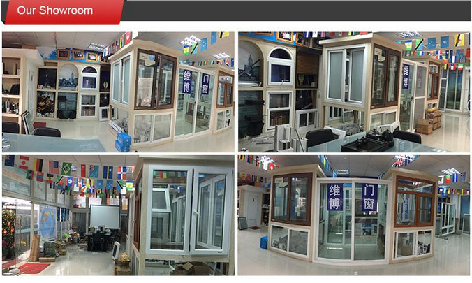 New American style PVC Double low e tempered black casement glass Window for hot sale