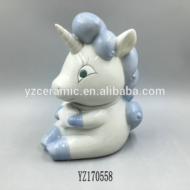 table decor handmade crafts porcelain unicorn box