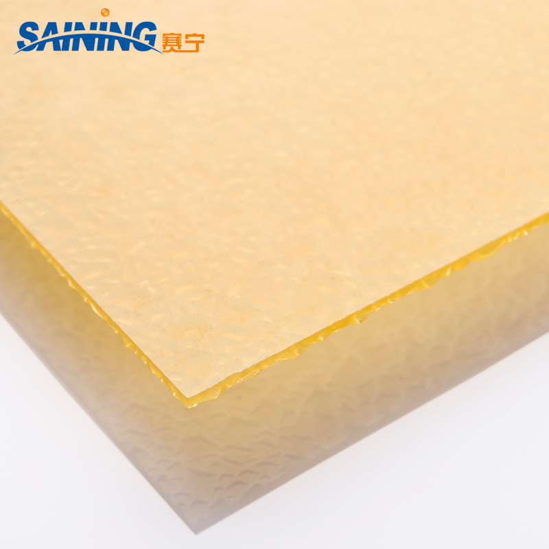 0.9-8mm Embossed frosted polycarbonate solid sheet for roof