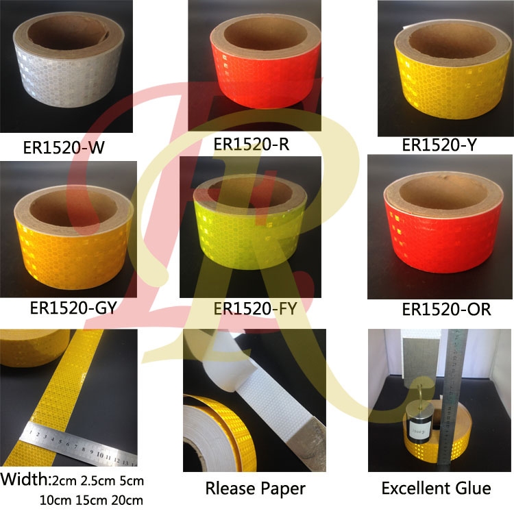 PVC Material Micro Prismatic Reflective Tape For Safety