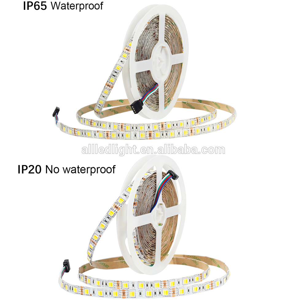 CCT LED strip 5050 2 in 1 White + Warm white 60LEDs/m,5M 12V 5050 LED Strip Light Color Temperature adjustable CWW Strip Light