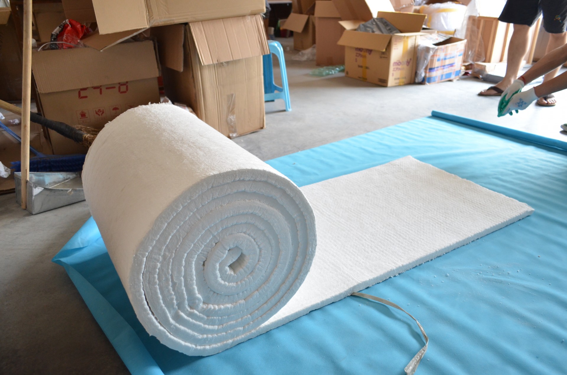 Thermal insulation ceramic fiber blanket for boiler insulation