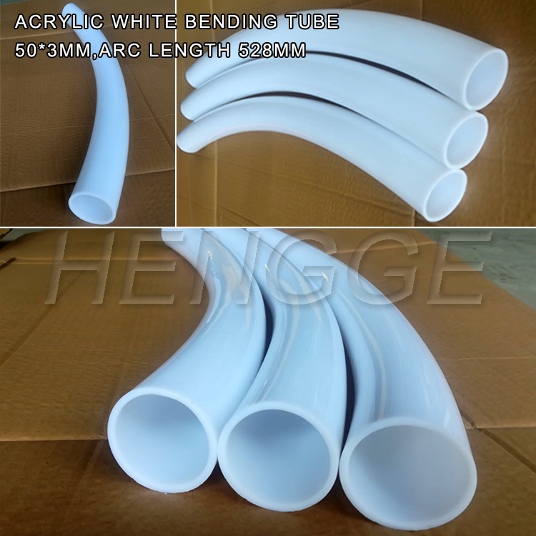 Acrylic white bending tube for lighting