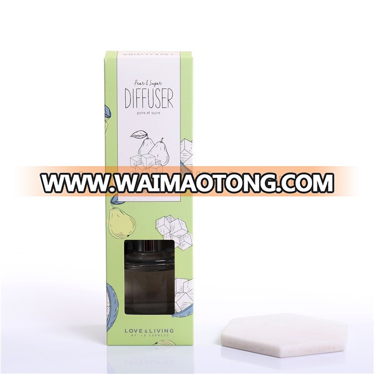 wooden cap custom reed diffuser bottles 200ml