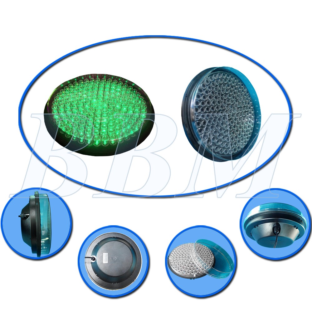 300mm fresnel lens green ball traffic sign module