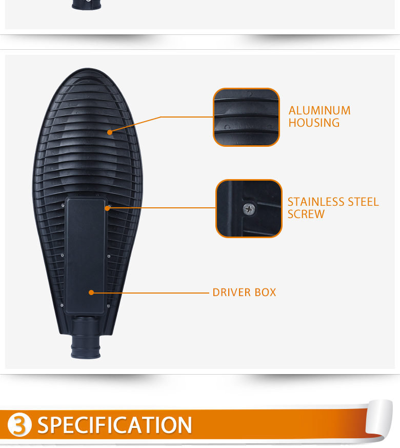 hot sales outdoor light IP65 2 years warranty 100W led street light highways light