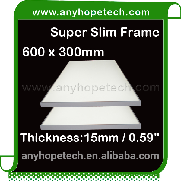 Factory Selling 1737lm white color 600 300mm 24W led strip panel