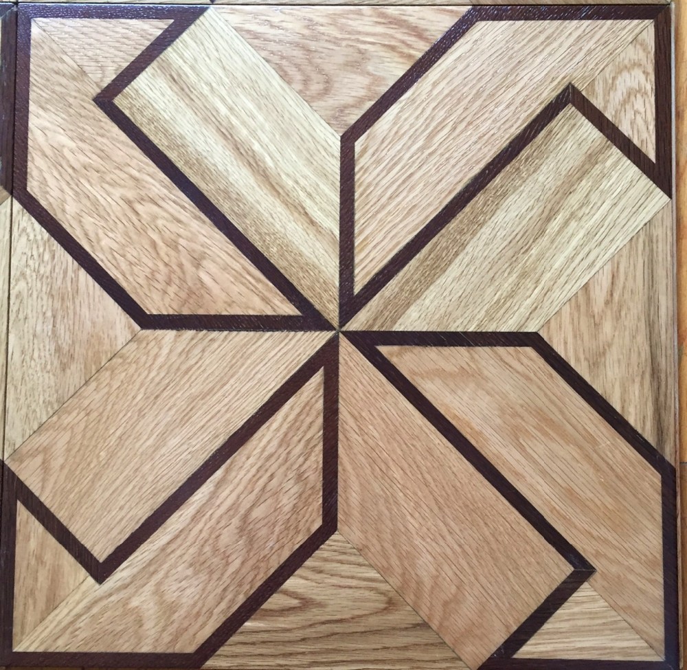 oak versailles parquet  panels