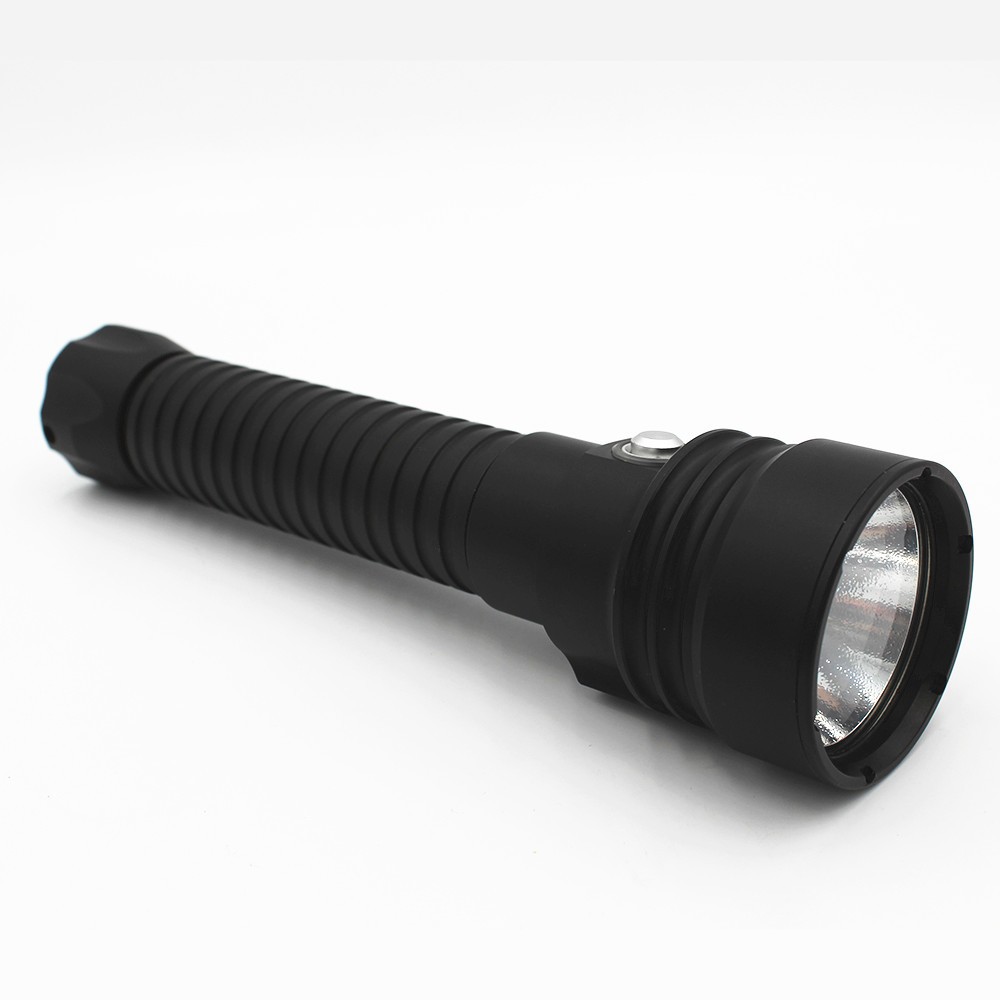 Factory 120 degree wide angle scuba CREE LED XHP70 underwater torch for diving