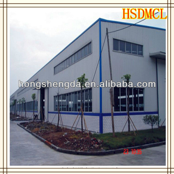 A large steel plant, warehouse, workshop made in HSD on china