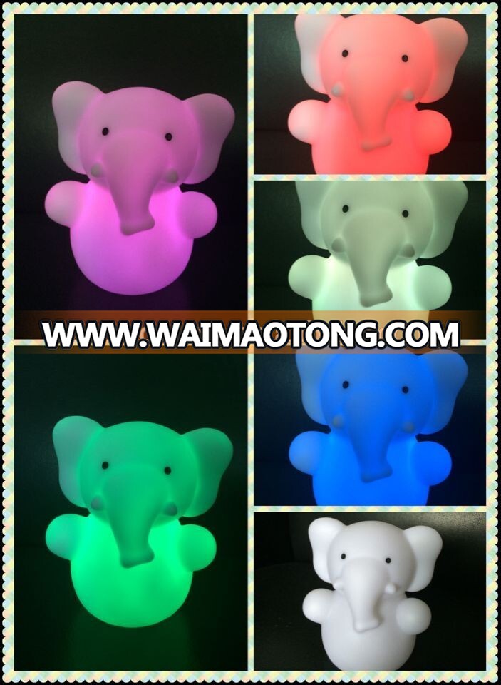 animal panda shaped funny night lights with lanyard