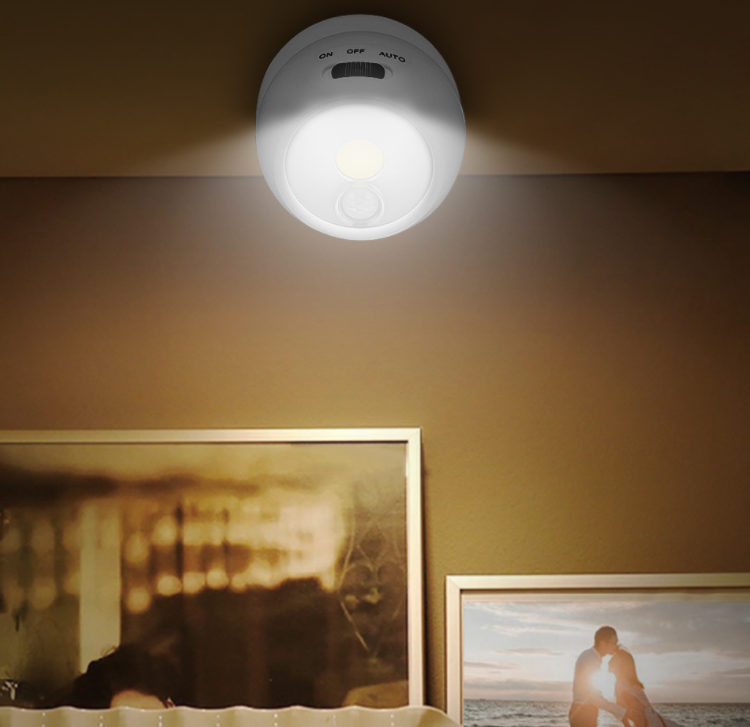 New design powerful COB led source night light motion sensor light