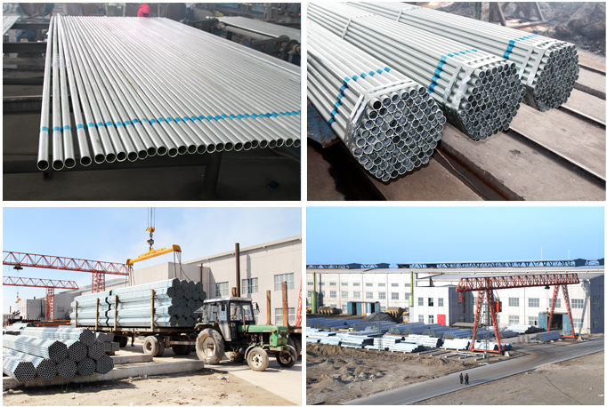 Tianjin SS Group Construction Building Large Diameter Galvanized Steel Pipe