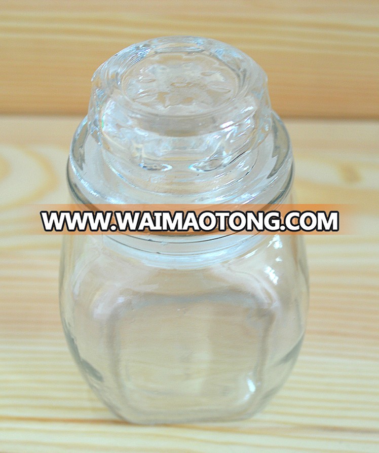 200ml transparent food jars wholesale packaging bottle tea cookies dessert