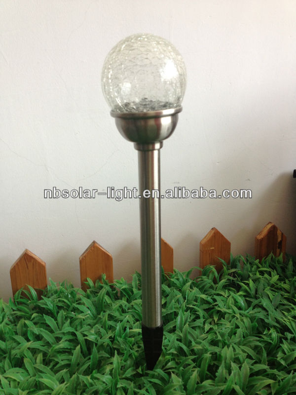 RGB outdoor garden solar light/christmas glass ball  led solar lights