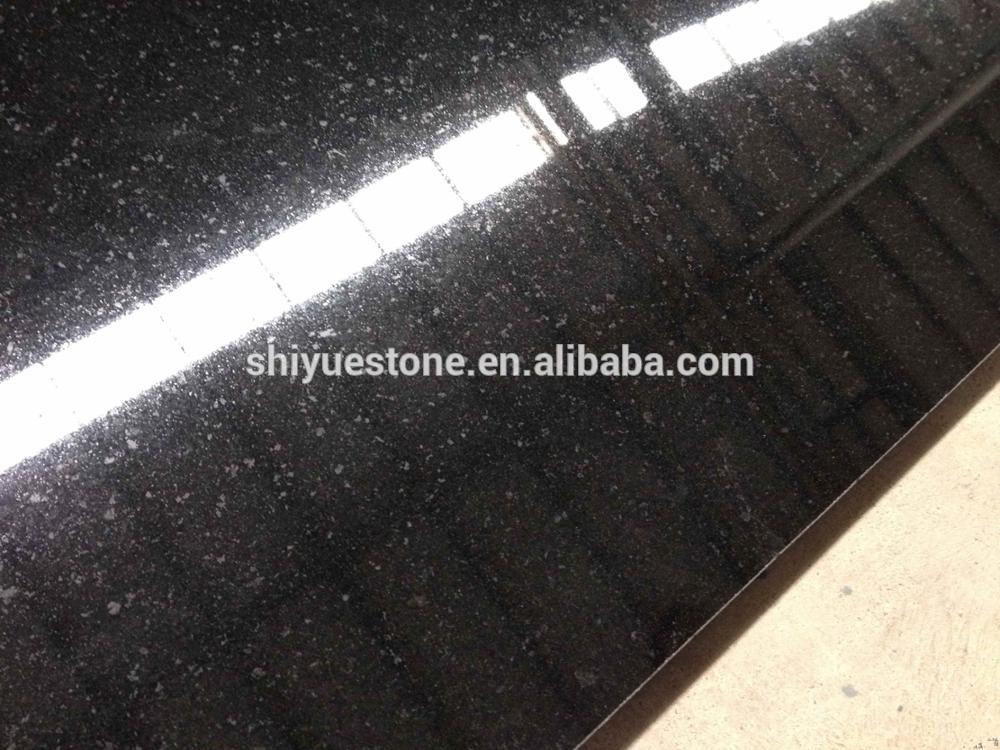 Polished India Black Granite Tile