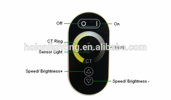 Amazing Packing RF Dual White CW+WW LED Controller LED Touch Controller LED Sync Controller 2CH*10A CE ROHS Warranty