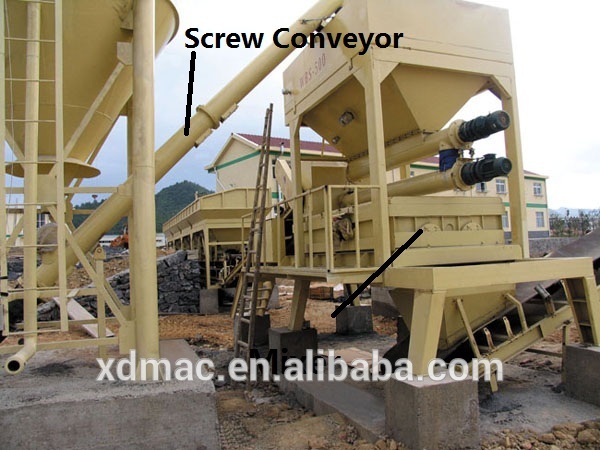 300t/h continuous subbase soil concrete mixing plant